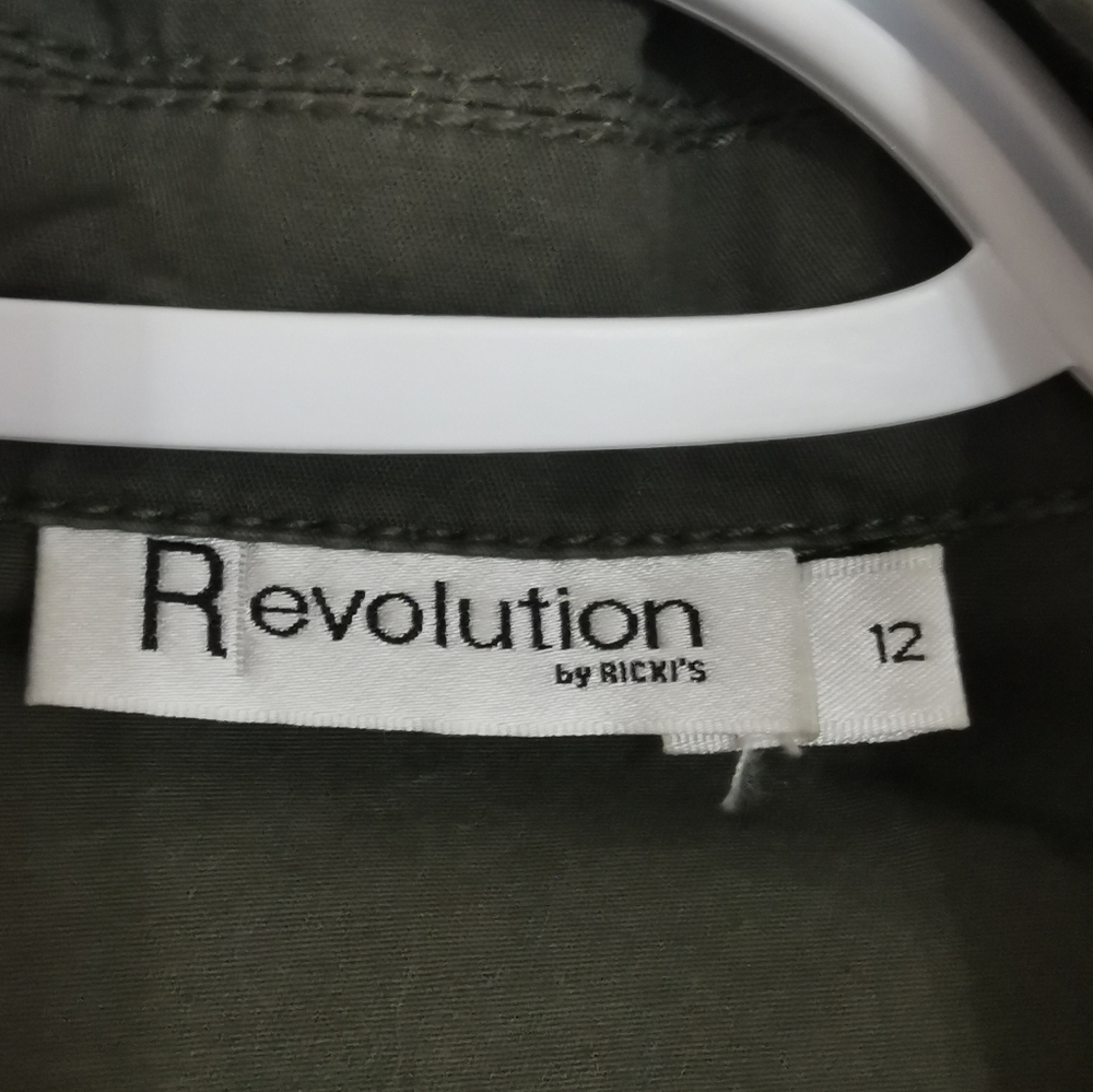 Revolution Zip Up Green Spring Jacket - Picture 3 of 4